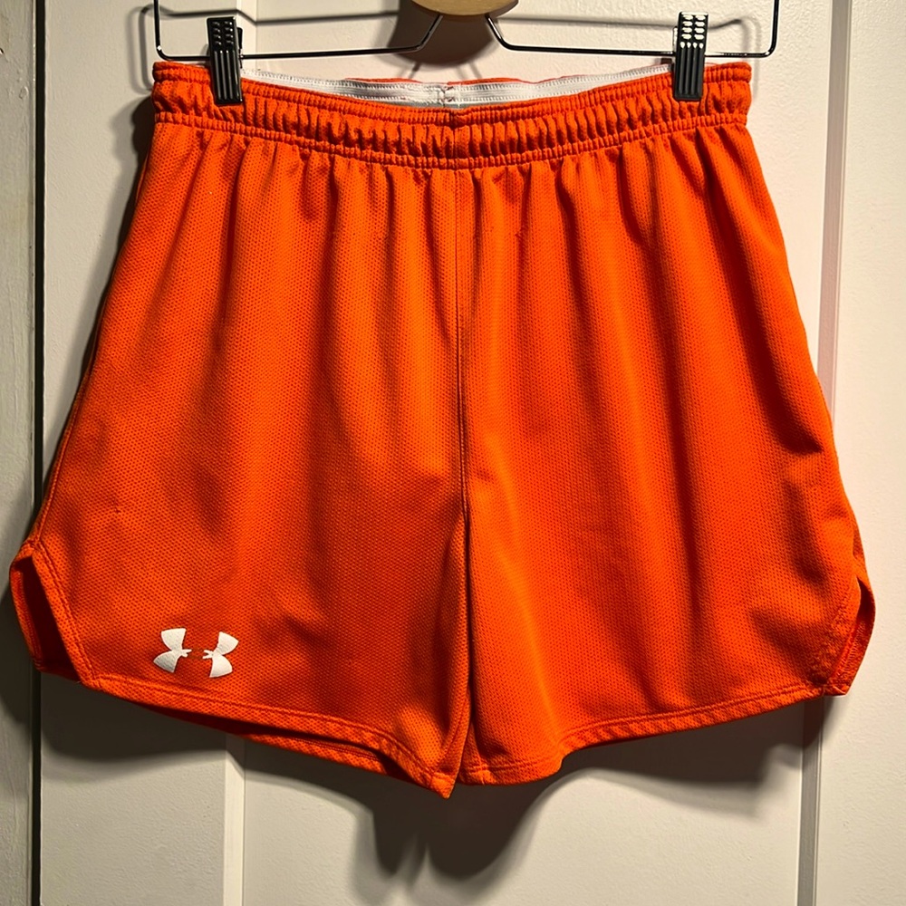 Under Armour heat gear neon shorts